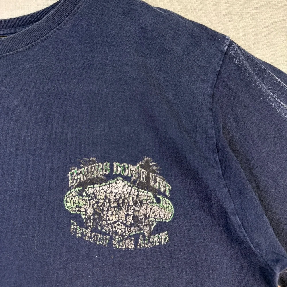 Myrtle‎ Beach 2014 Biker T-Shirt SC Motorcycle Rally FOTL Large Men's Navy Blue